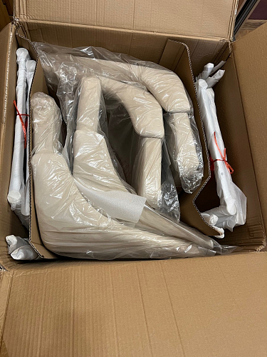 Стул на металлокаркасе Kora beige / black фото покупателя 363