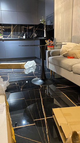 Стол Tulip 90 black фото покупателя 11