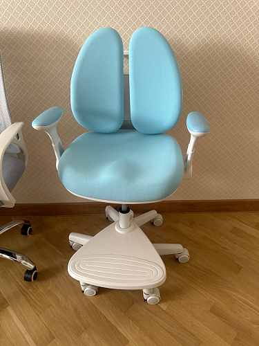 Компьютерное кресло Miracle/Миракл голубое фото покупателя 6