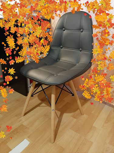 Деревянный стул Kvadro серый фото покупателя 10