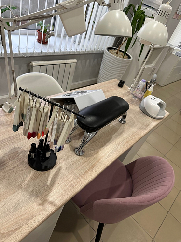 Стул на металлокаркасе Gabi 1 light purple / black фото покупателя 725