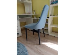 Стул на металлокаркасе Kora green / black фото покупателя 87