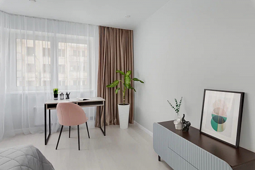 Письменный стол Леон Лофт дуб делано светлый / белый матовый фото покупателя 138