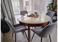 Стул на металлокаркасе Вейв темно-серый / черный фото покупателя 69