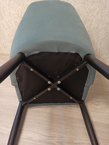 Стул на металлокаркасе Kora dark gray / black фото покупателя 143