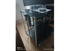 Столик сервировочный SC-5119 складной черный фото покупателя 51