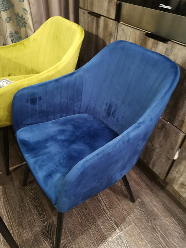 Стул на металлокаркасе Slam dark blue фото покупателя 16