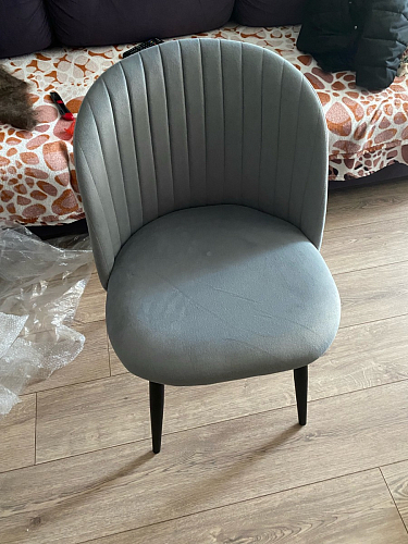 Стул на металлокаркасе Gabi gray / black фото покупателя 263