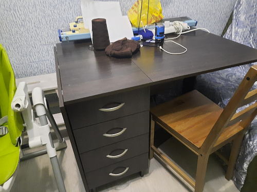 Стол-книжка Глория 606 М с ящиками дуб сонома фото покупателя 29