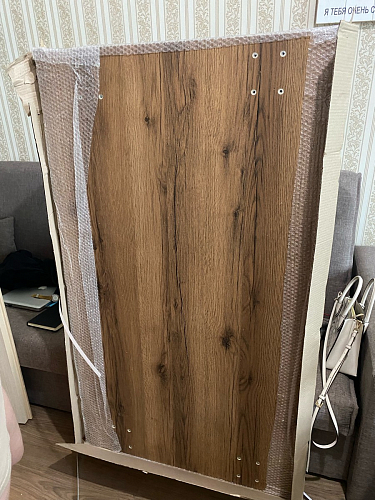 Стол Лота Лофт 120 32 мм бетон / черный матовый фото покупателя 183