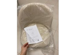 Стул на металлокаркасе Gabi 1 бежевый / черный с серебряными наконечниками фото покупателя 884