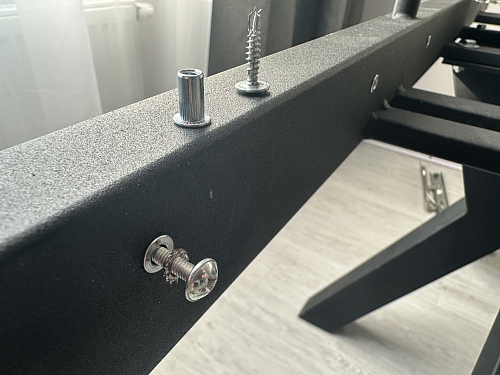 Керамический стол Бронхольм 140(200)х80х77 черный мрамор / черный фото покупателя 2