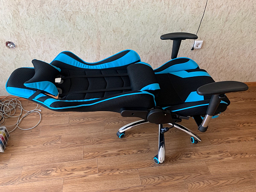 Компьютерное кресло Kano 1 light blue / black фото покупателя 170