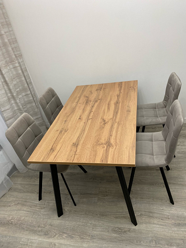 Стул на металлокаркасе Чилли К черный / зеленый фото покупателя 218