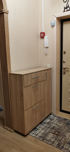 Обувница ТП-4 дуб сонома / белый  - Уцененный экземпляр фото покупателя 2