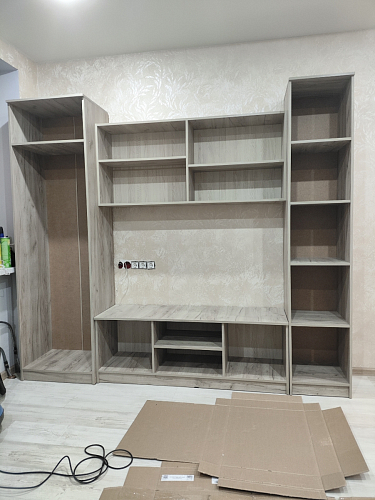 Готовая гостиная Бертелена дуб крафт серый / серый графит фото покупателя 109