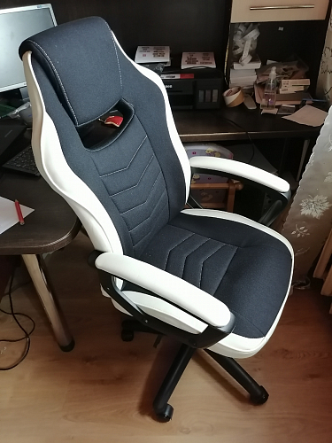 Компьютерное кресло Gamer черное / бежевое фото покупателя 89