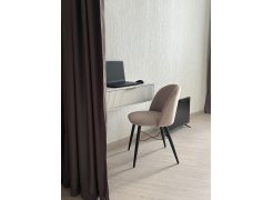 Стул на металлокаркасе Gabi 1 light purple / black фото покупателя 828