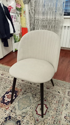 Стул на металлокаркасе Gabi wine red / black фото покупателя 509