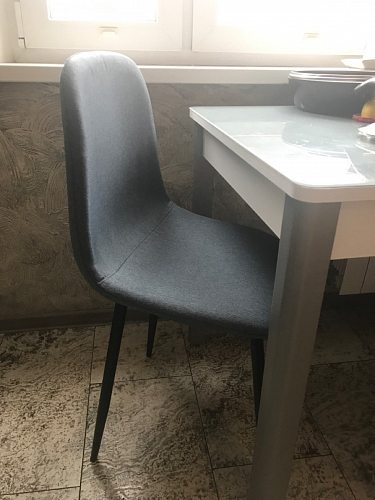 Стул на металлокаркасе Lilu 05 gray / white фото покупателя 18