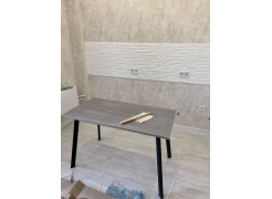 Стол Тринити Лофт 120 32 мм бетон / черный матовый фото покупателя 326