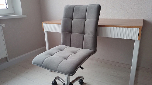 Компьютерное кресло One/Ван флок серый 29 фото покупателя 85