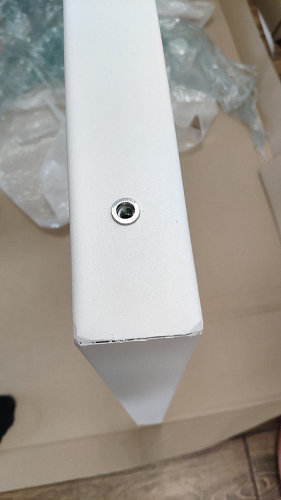 Стол Лота Лофт 140 25 мм черный матовый / дуб вотан фото покупателя 954