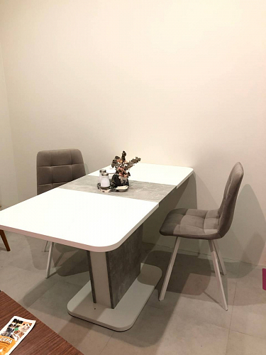 Стул на металлокаркасе Чилли бирюзовый / белый фото покупателя 841