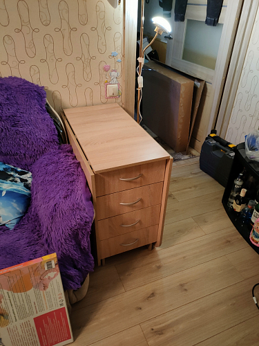 Стол-книжка Глория 606 М с ящиками дуб сонома фото покупателя 83