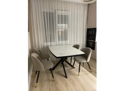 Стул на металлокаркасе Gabi 1 gray / black фото покупателя 284