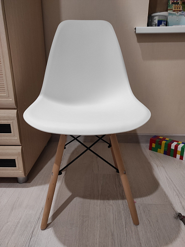 Пластиковый стул Eames PC-015 желтый фото покупателя 252