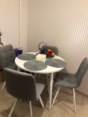 Стул на металлокаркасе Челси бирюзовый / черный фото покупателя 120