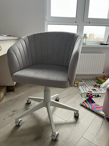 Компьютерное кресло Тибо сиреневый фото покупателя 80