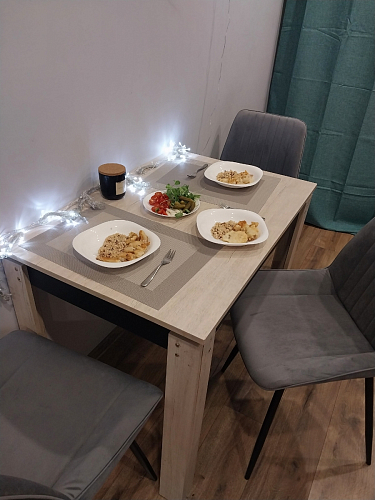 Стул на металлокаркасе Седа К кирпичный / черный фото покупателя 204