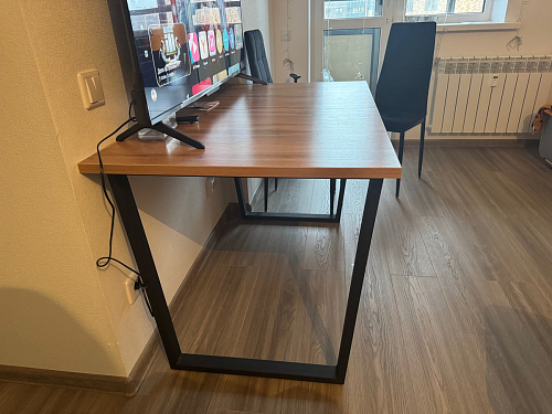 Стол Лота Лофт 120 25 мм сабия / белый матовый фото покупателя 620