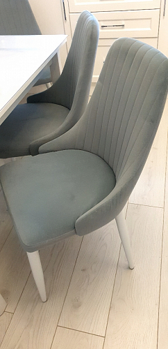 Стул на металлокаркасе Kora dark gray / black фото покупателя 215