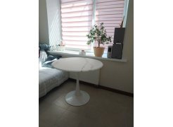 Стол Тулип 90х73 дуб вотан / белый фото покупателя 14