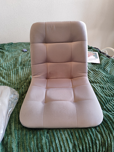 Стул на металлокаркасе Чилли светло-серый / белый каркас фото покупателя 442