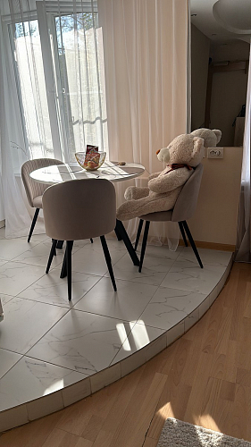 Стул на металлокаркасе Gabi gray / black фото покупателя 119