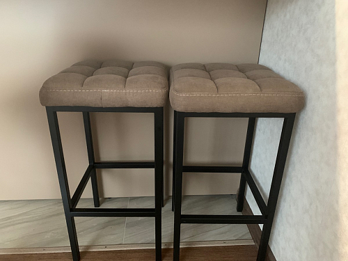 Барный стул Лофт катания лаванда / белый матовый фото покупателя 218