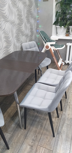 Комплект стульев Форт 4 шт кирпичный / чёрный фото покупателя 105