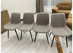 Стул на металлокаркасе Вейв П темно-серый / черный фото покупателя 56