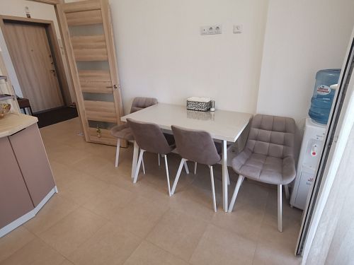 Стул на металлокаркасе Челси бежевый / белый каркас фото покупателя 46