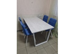 Стул на металлокаркасе Чилли светло-серый / черный фото покупателя 524