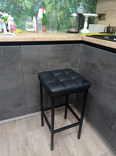 Барный стул Лофт линкольн белый / белый матовый фото покупателя 73