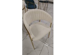 Стул на металлокаркасе Kamelia зеленый / золото из шоурума 10