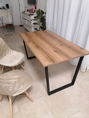 Стол Лота Лофт 120 25 мм сабия / белый матовый фото покупателя 197