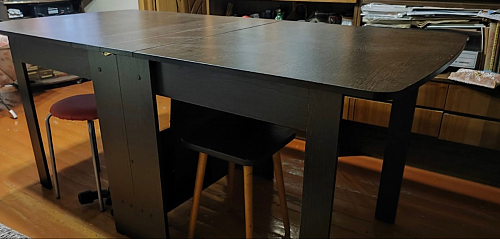 Стол обеденный раздвижной СтК7 дуб молочный фото покупателя 150