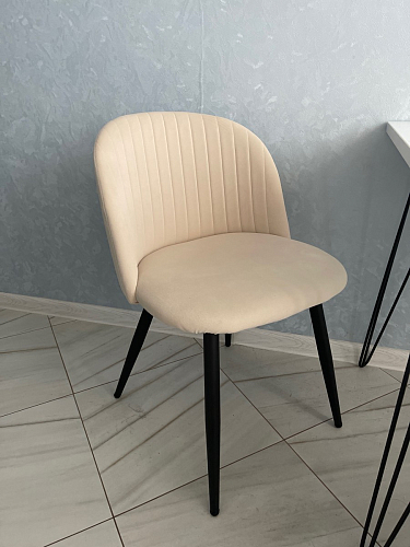 Стул на металлокаркасе Gabi gray / black фото покупателя 728