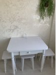 Стол Брентон с ящиком белый: отзыв о товаре